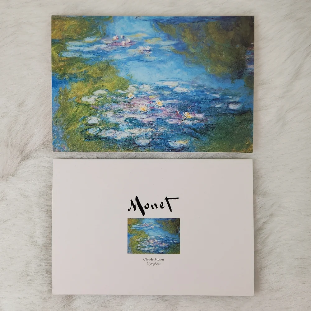 The Monet Desk Set, 20 Monet Cards, Stationery, envelopes & pen, ENGLAND, '98